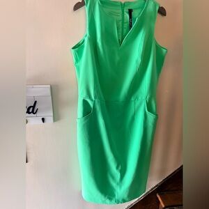 MYNT 1792 Sleeveless Green Midi Dress